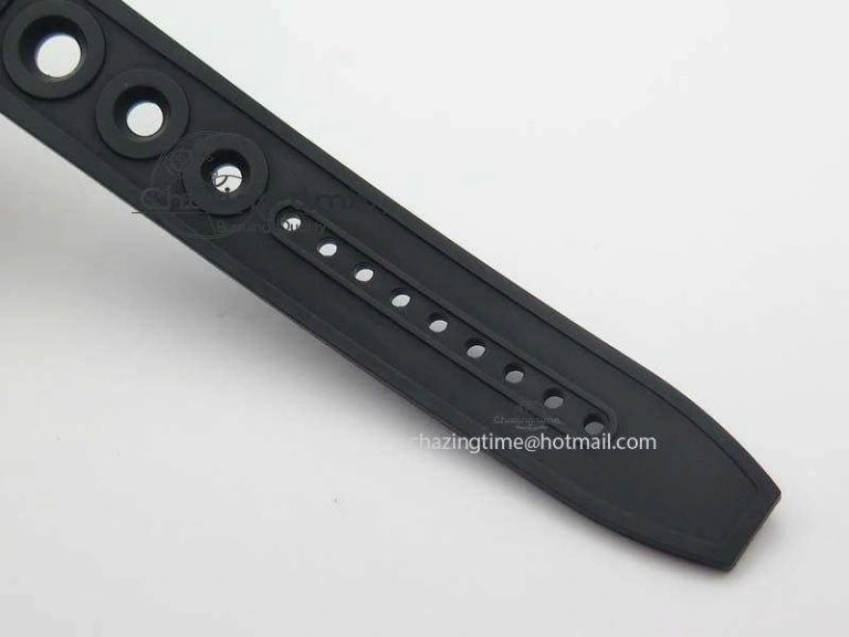 Comfortable SuperOcean II A17392D7 44mm Noob 1:1 Best Edition Black Dial On Black Rubber Strap A 5761