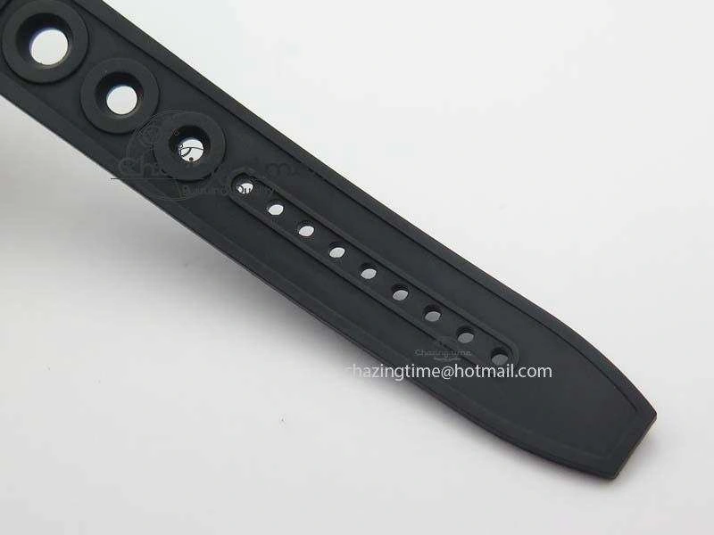 Comfortable SuperOcean II A17392D7 44mm Noob 1:1 Best Edition Black Dial On Black Rubber Strap A 5761