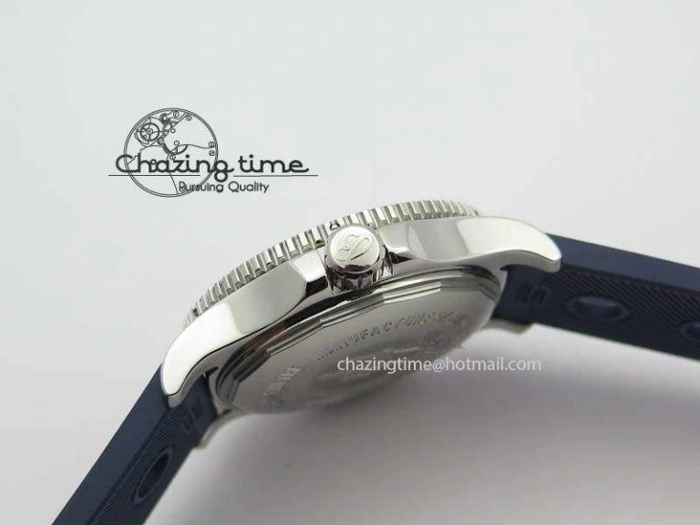 RelaxedFit SuperOcean II A17392D8 44mm Noob 1:1 Best Edition Blue Dial On Blue Rubber Strap A 5770