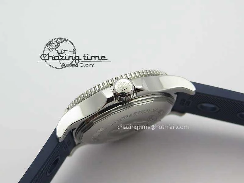 RelaxedFit SuperOcean II A17392D8 44mm Noob 1:1 Best Edition Blue Dial On Blue Rubber Strap A 5770