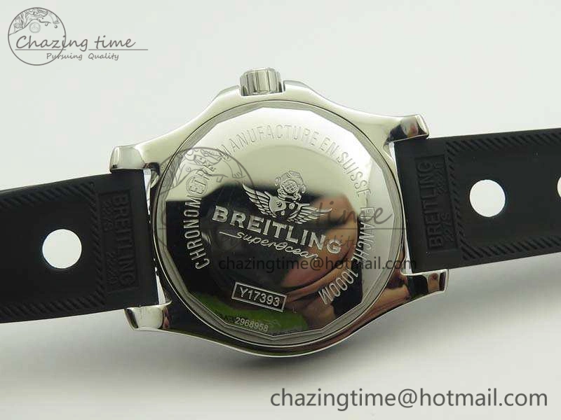 AllSeason SuperOcean II Y1739316 44mm GF 1:1 Best Edition Black Dial On Rubber Strap A 5665