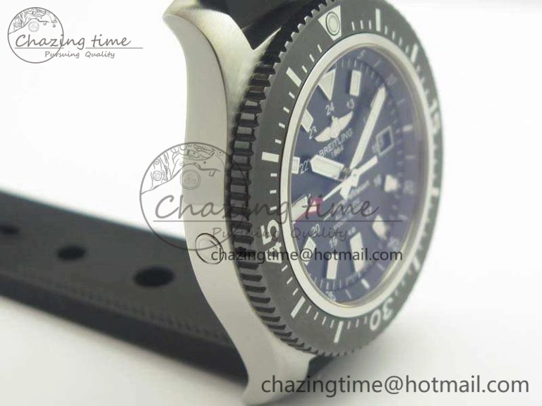 AllSeason SuperOcean II Y1739316 44mm GF 1:1 Best Edition Black Dial On Rubber Strap A 5665