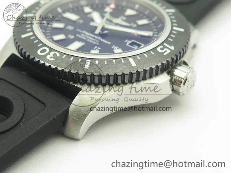 AllSeason SuperOcean II Y1739316 44mm GF 1:1 Best Edition Black Dial On Rubber Strap A 5665