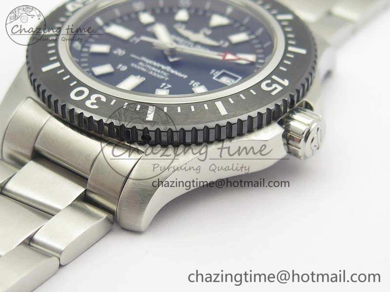 SuperOcean II Y1739316 44mm GF 1:1 Best Edition Black Dial On SS Bracelet A EasyMatch 5677