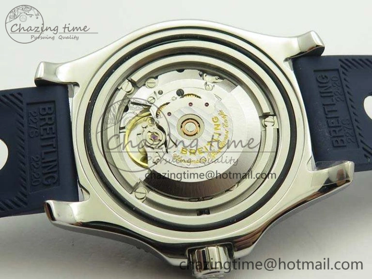 Breathable SuperOcean II Y1739316 44mm GF 1:1 Best Edition Blue Dial On Rubber Strap A 5668