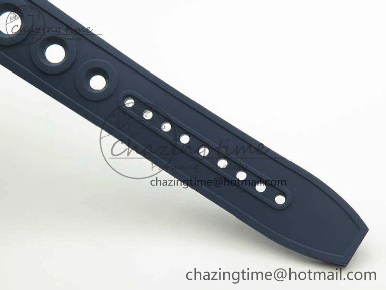 Breathable SuperOcean II Y1739316 44mm GF 1:1 Best Edition Blue Dial On Rubber Strap A 5668