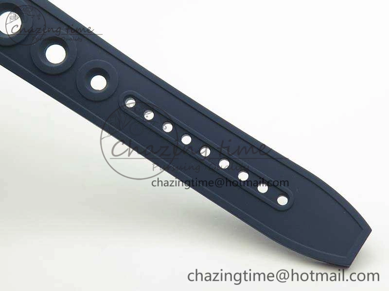 Breathable SuperOcean II Y1739316 44mm GF 1:1 Best Edition Blue Dial On Rubber Strap A 5668