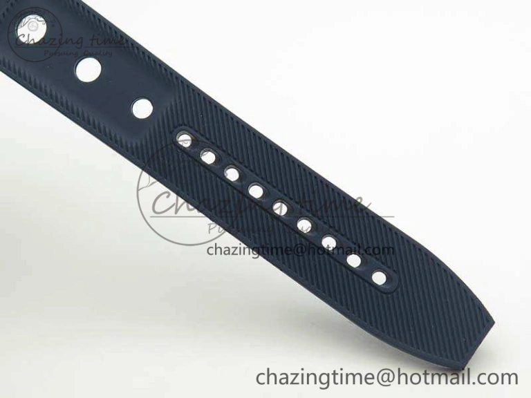 Breathable SuperOcean II Y1739316 44mm GF 1:1 Best Edition Blue Dial On Rubber Strap A 5668