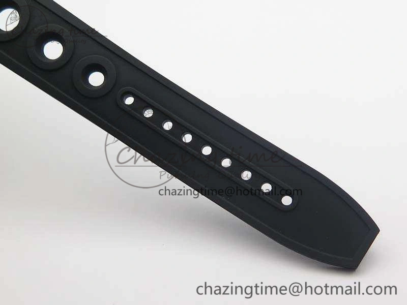 Timeless SuperOcean M17393 DLC GF 1:1 Best Edition Black Dial On Rubber Strap A 5680