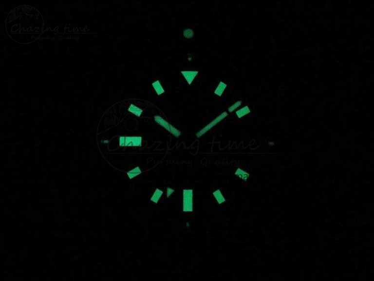 Timeless SuperOcean M17393 DLC GF 1:1 Best Edition Black Dial On Rubber Strap A 5680