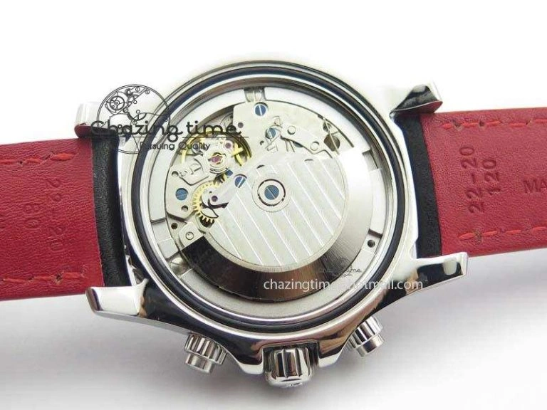 SuperOcean SteelFish SS Black Dial On Black Leather Strap A Colorful 5747