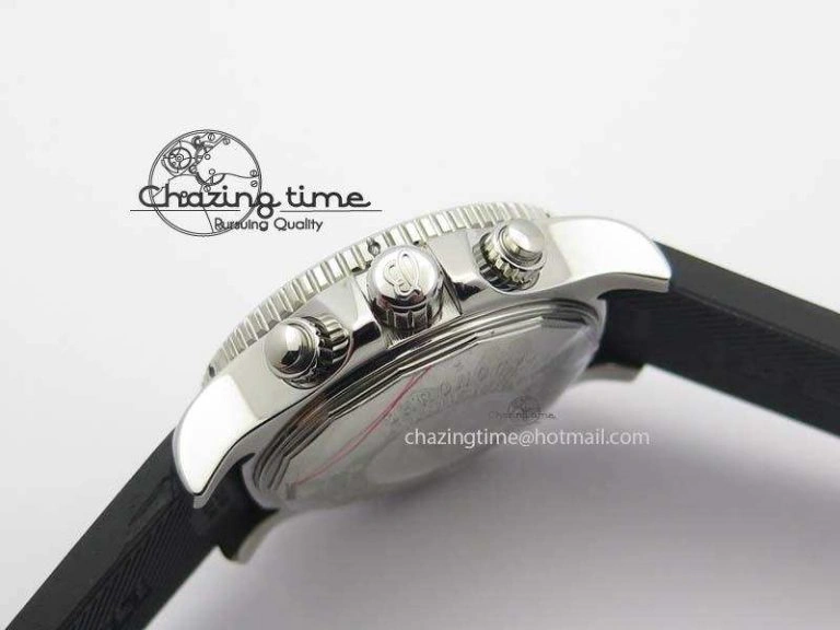 SuperOcean SteelFish SS Black Dial On Rubber Strap A Sleek 5746
