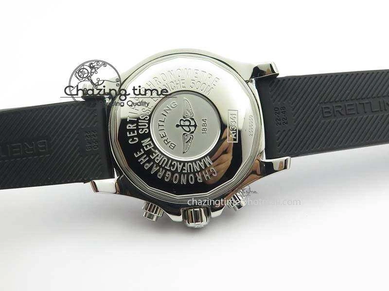 SuperOcean SteelFish SS Black Dial On Rubber Strap A Sleek 5746