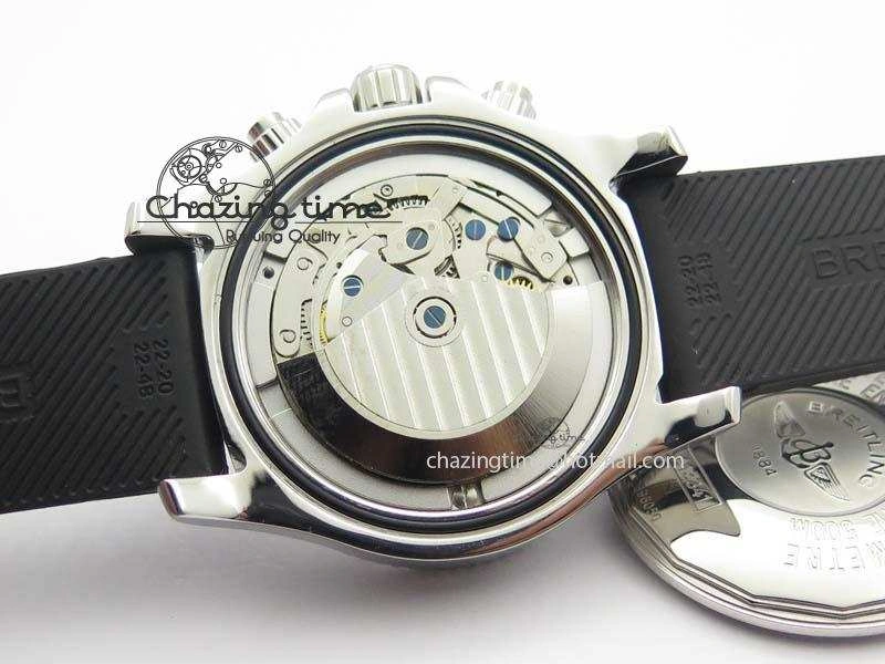 SuperOcean SteelFish SS Black Dial On Rubber Strap A Sleek 5746