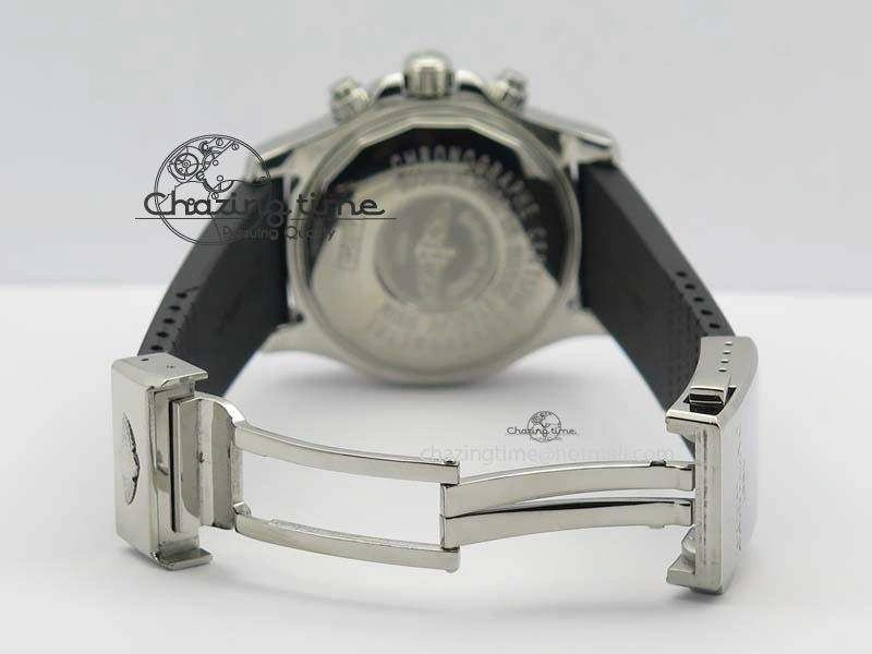 SuperOcean SteelFish SS Black Dial On Rubber Strap A Sleek 5746