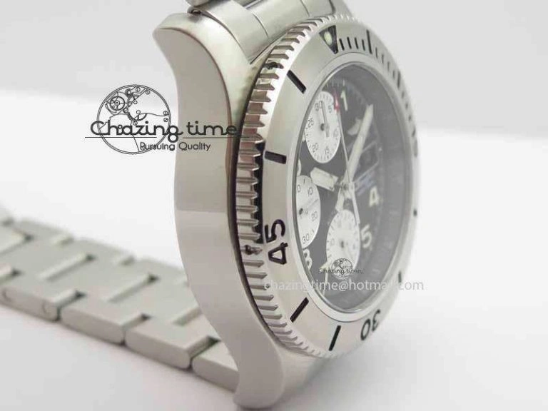 ModernLook SuperOcean SteelFish SS Black Dial On SS Bracelet A 5724