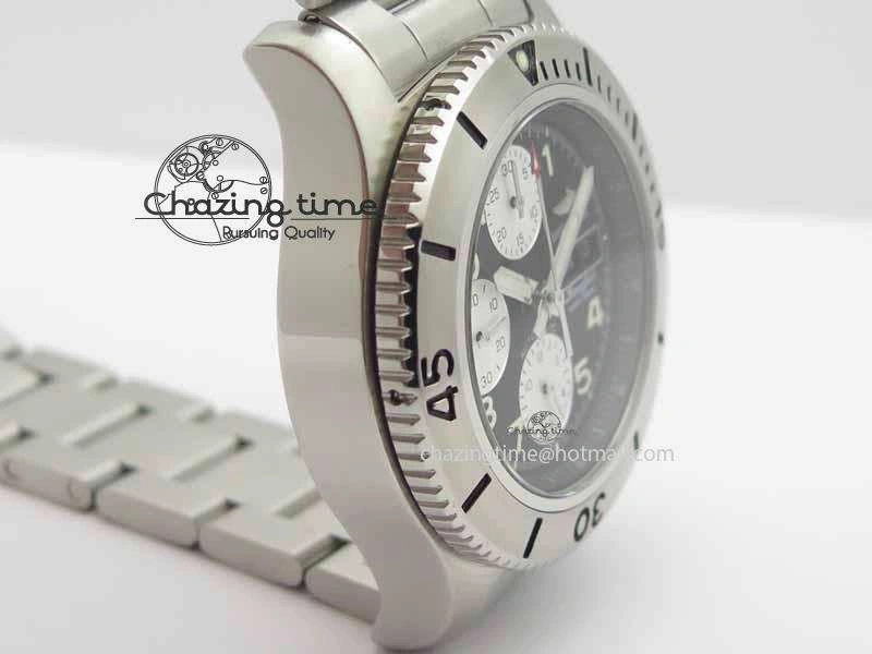 ModernLook SuperOcean SteelFish SS Black Dial On SS Bracelet A 5724