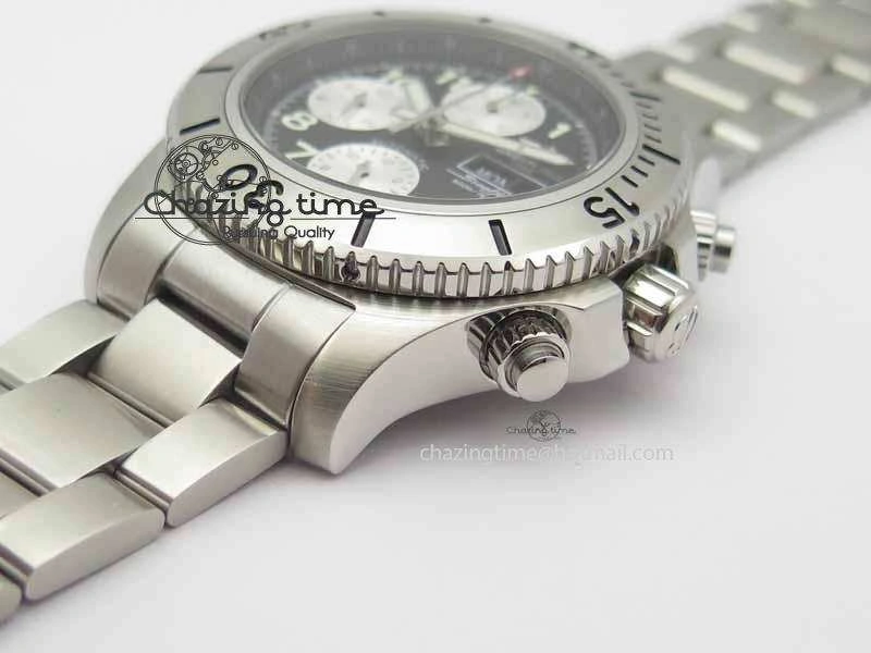 ModernLook SuperOcean SteelFish SS Black Dial On SS Bracelet A 5724