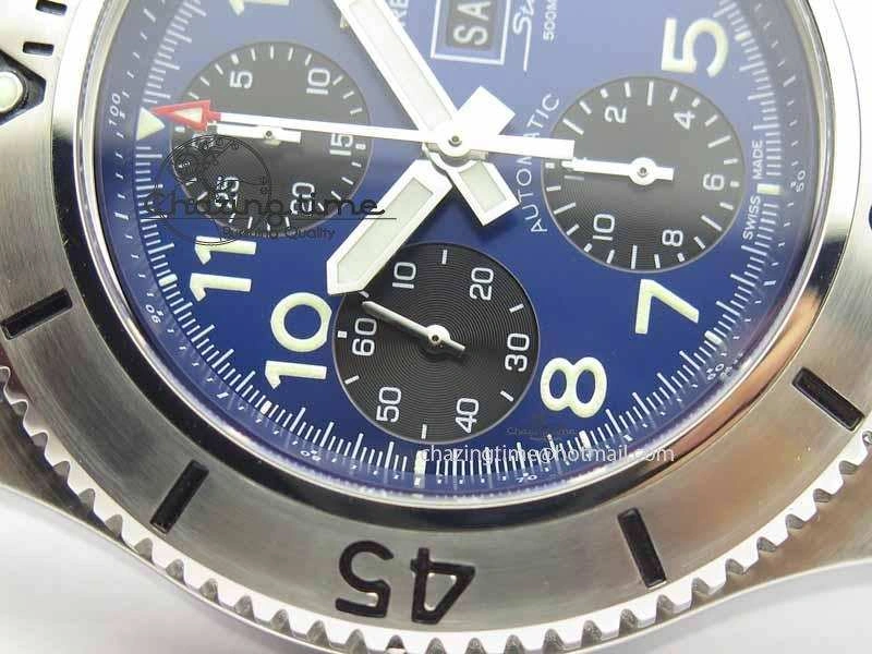 Reliable SuperOcean SteelFish SS Blue Dial On Blue Rubber Strap A 5731