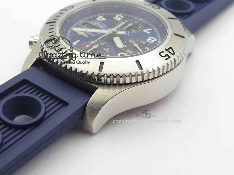 Reliable SuperOcean SteelFish SS Blue Dial On Blue Rubber Strap A 5731