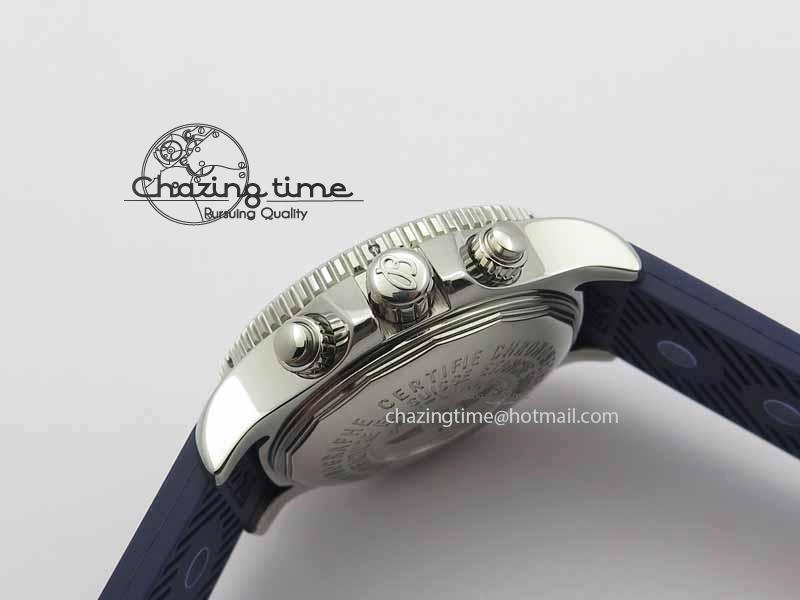 Reliable SuperOcean SteelFish SS Blue Dial On Blue Rubber Strap A 5731