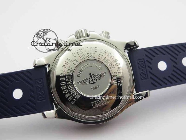 Reliable SuperOcean SteelFish SS Blue Dial On Blue Rubber Strap A 5731