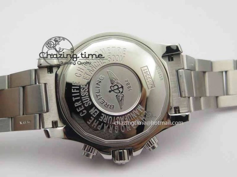 HighPerformance SuperOcean SteelFish SS Blue Dial On SS Bracelet A 5725