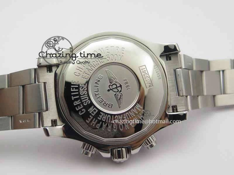 HighPerformance SuperOcean SteelFish SS Blue Dial On SS Bracelet A 5725