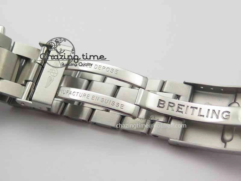 HighPerformance SuperOcean SteelFish SS Blue Dial On SS Bracelet A 5725