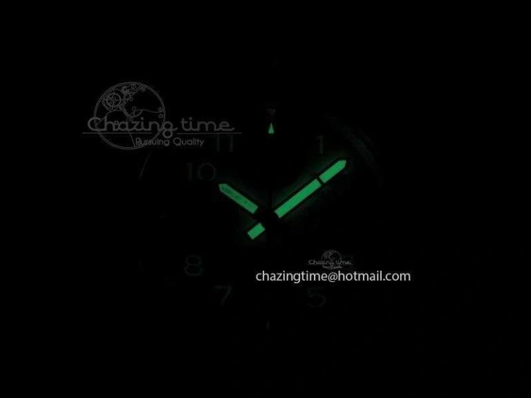 SuperOcean SteelFish SS White Dial On Green Leather Strap A EyeCatching 5749