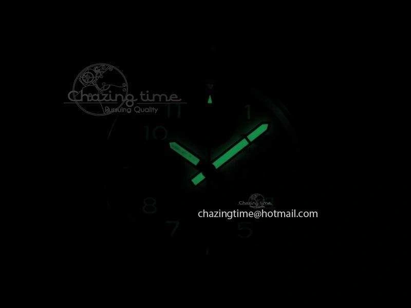 SuperOcean SteelFish SS White Dial On Green Leather Strap A EyeCatching 5749