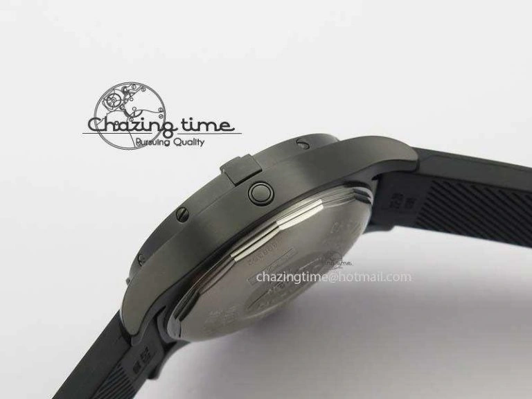 UrbanStyle SuperOcean Steelfish DLC H-Maker SuperLumed Black Dial On Black Rubber Strap A2813 High Beat 5745