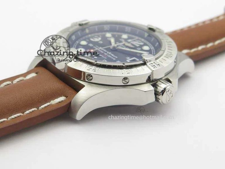 SuperOcean Steelfish H-Maker V2 Superlumed Black Dial On Brown Leather Strap A2813 High Beat WellDesigned 5759