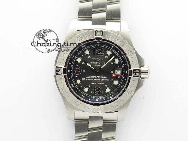 SuperOcean Steelfish H-Maker V2 Superlumed Black Dial On SS Bracelet A2813 High Beat SunProtective 5757