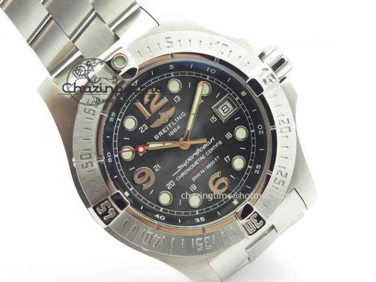 SuperOcean Steelfish H-Maker V2 Superlumed Black Dial On SS Bracelet A2813 High Beat SunProtective 5757