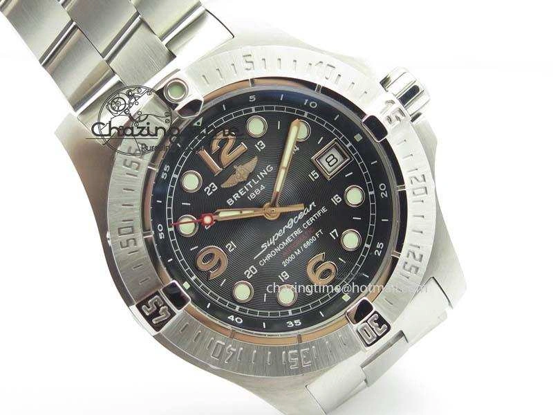 SuperOcean Steelfish H-Maker V2 Superlumed Black Dial On SS Bracelet A2813 High Beat SunProtective 5757