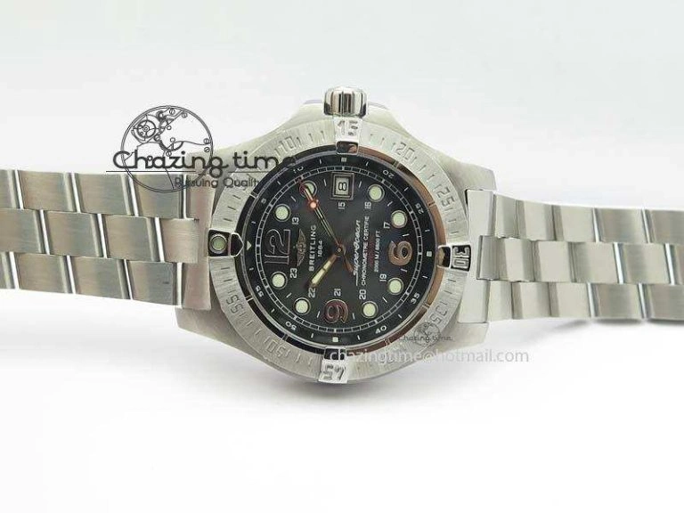 SuperOcean Steelfish H-Maker V2 Superlumed Black Dial On SS Bracelet A2813 High Beat SunProtective 5757