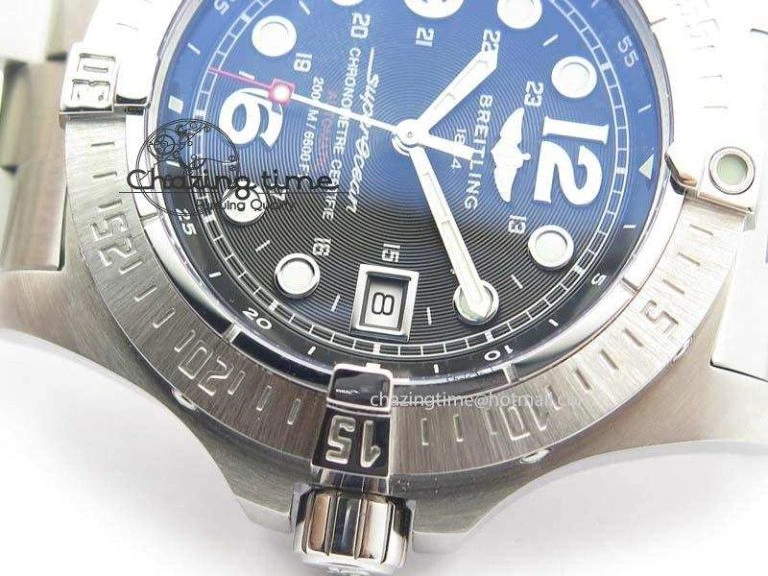 SuperOcean Steelfish H-Maker V2 Superlumed Black Dial On SS Bracelet A2813 High Beat SunProtective 5757