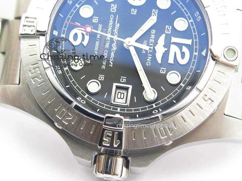 SuperOcean Steelfish H-Maker V2 Superlumed Black Dial On SS Bracelet A2813 High Beat SunProtective 5757