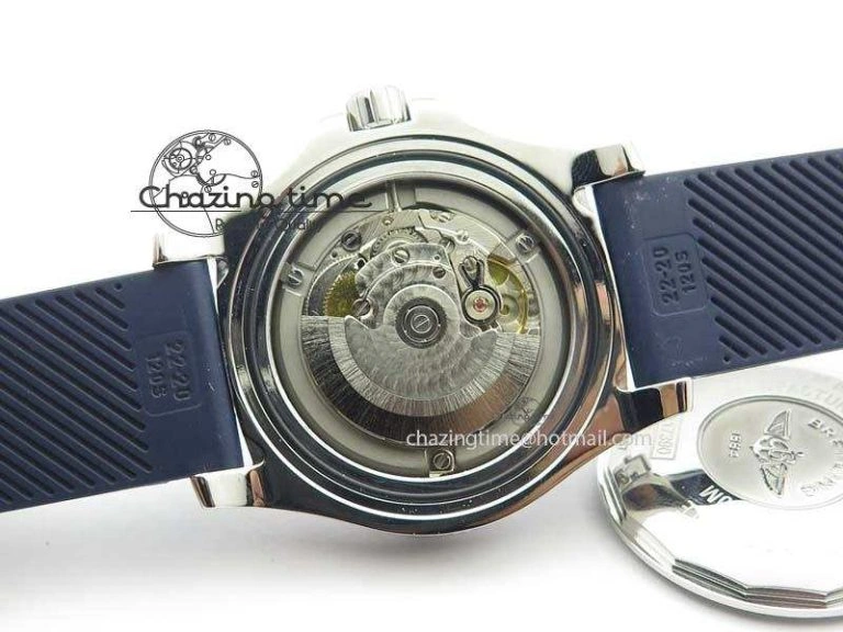 Stretchable SuperOcean Steelfish H-Maker V2 Superlumed Blue Dial On Blue Rubber Strap A2813 High Beat 5763