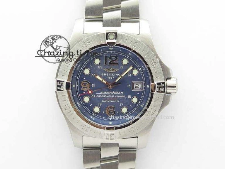 SuperOcean Steelfish H-Maker V2 Superlumed Blue Dial On SS Bracelet A2813 High Beat Vibrant 5758