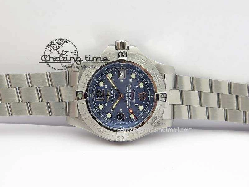 SuperOcean Steelfish H-Maker V2 Superlumed Blue Dial On SS Bracelet A2813 High Beat Vibrant 5758