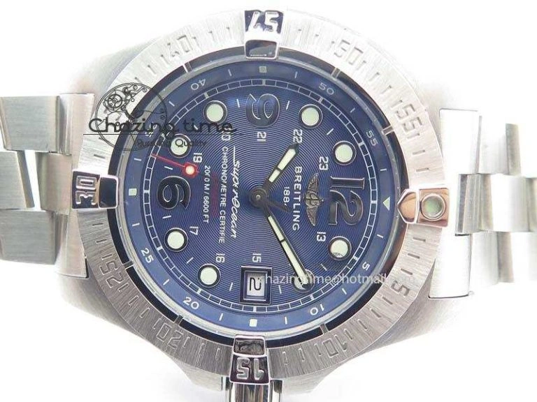 SuperOcean Steelfish H-Maker V2 Superlumed Blue Dial On SS Bracelet A2813 High Beat Vibrant 5758