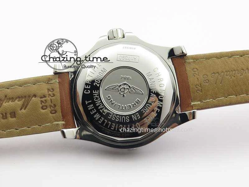 Efficient SuperOcean Steelfish H-Maker V2 Superlumed White Dial On Brown Leather Strap A2813 High Beat 5762