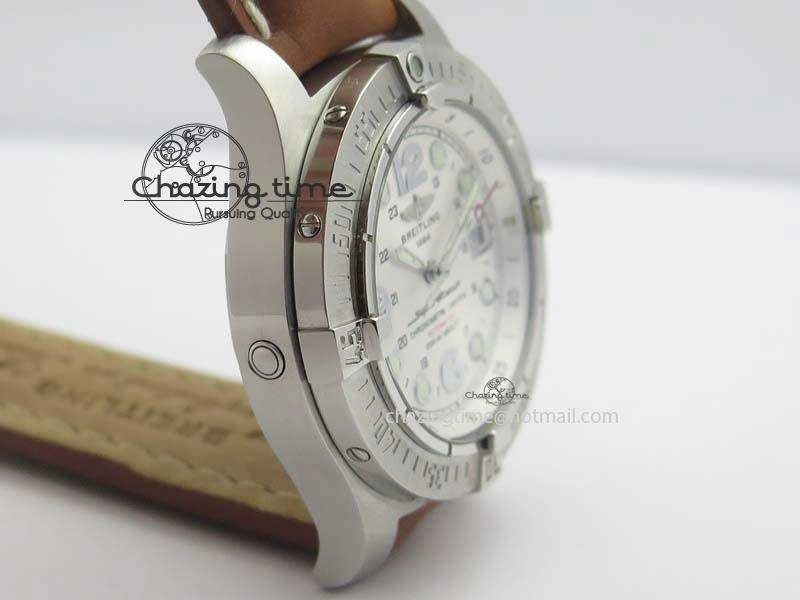 Efficient SuperOcean Steelfish H-Maker V2 Superlumed White Dial On Brown Leather Strap A2813 High Beat 5762