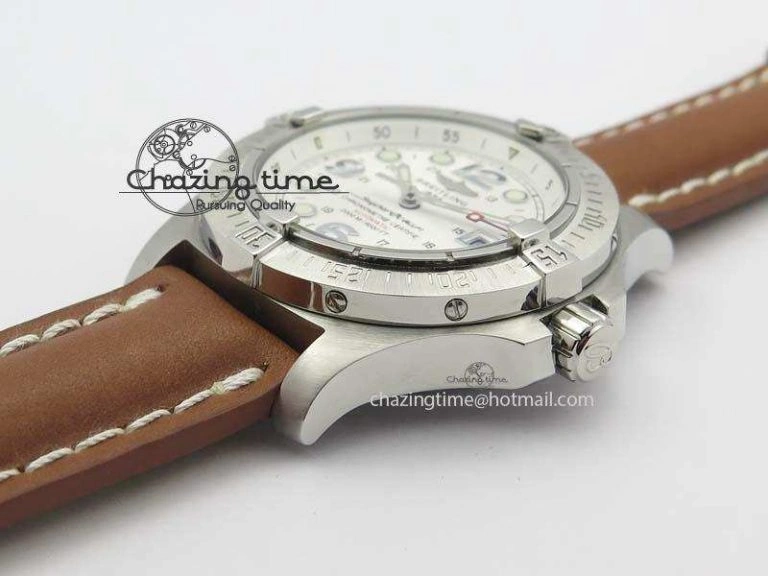 Efficient SuperOcean Steelfish H-Maker V2 Superlumed White Dial On Brown Leather Strap A2813 High Beat 5762