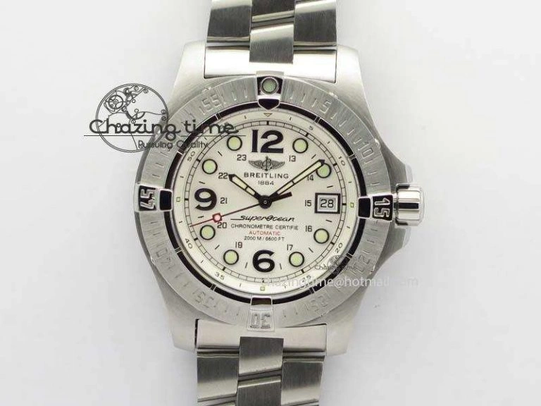 SuperOcean Steelfish H-Maker V2 Superlumed White Dial On SS Bracelet A2813 High Beat Contemporary 5760