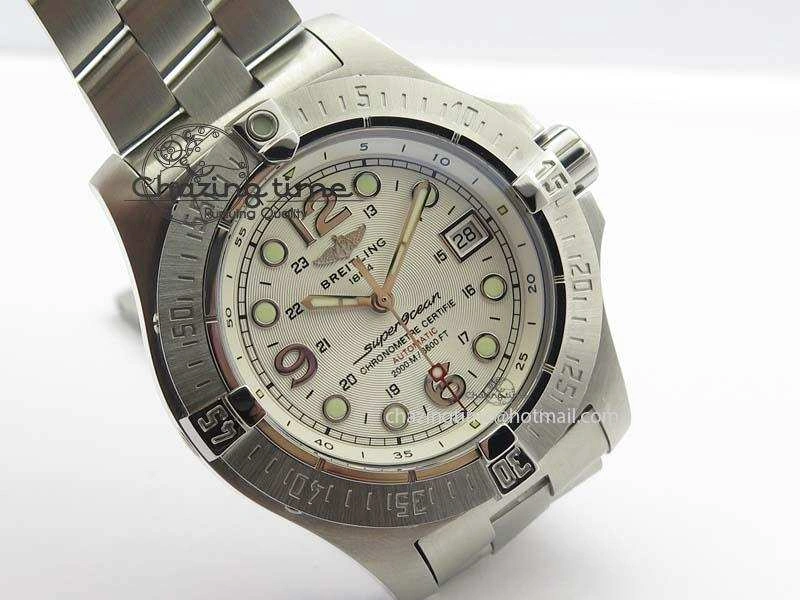 SuperOcean Steelfish H-Maker V2 Superlumed White Dial On SS Bracelet A2813 High Beat Contemporary 5760