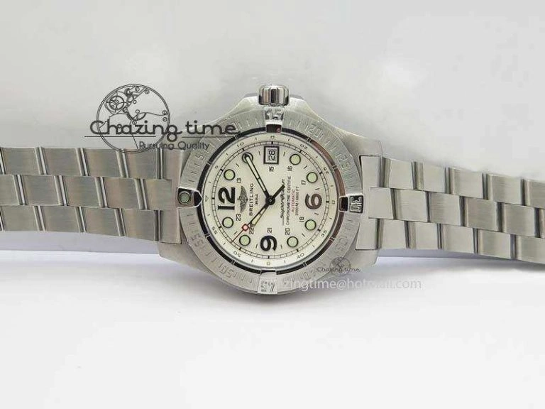 SuperOcean Steelfish H-Maker V2 Superlumed White Dial On SS Bracelet A2813 High Beat Contemporary 5760