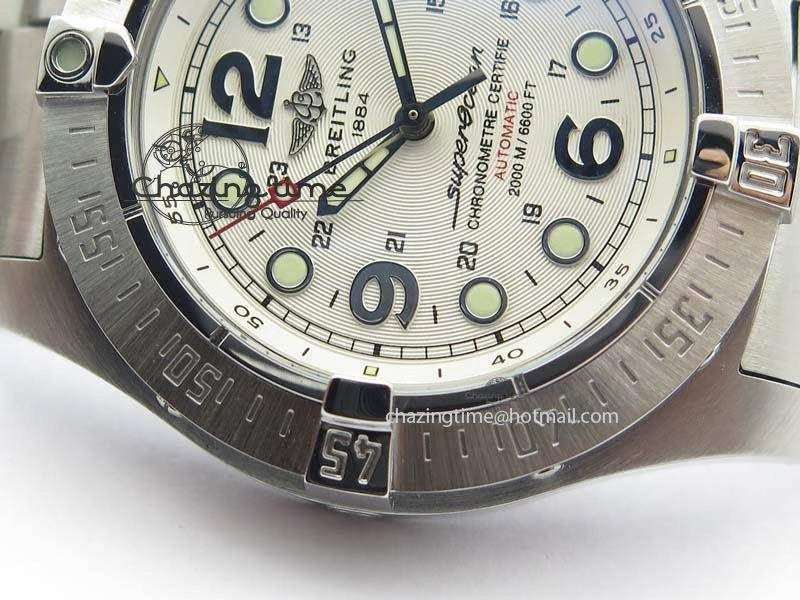 SuperOcean Steelfish H-Maker V2 Superlumed White Dial On SS Bracelet A2813 High Beat Contemporary 5760